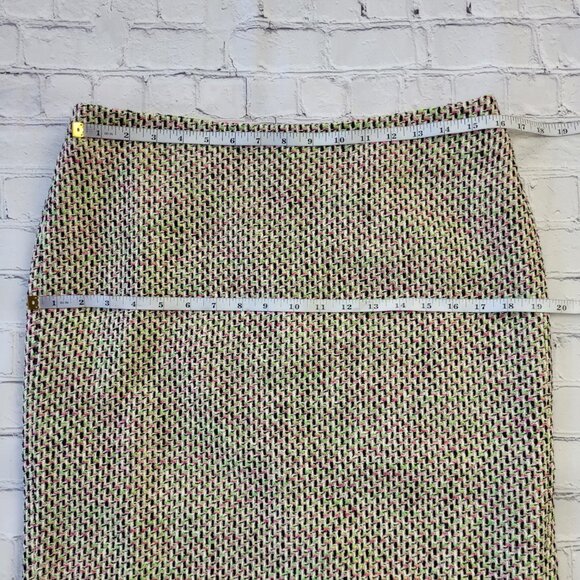 Talbots petites woman’s multicolored cotton blend pencil skirt size 12P - Picture 4 of 11